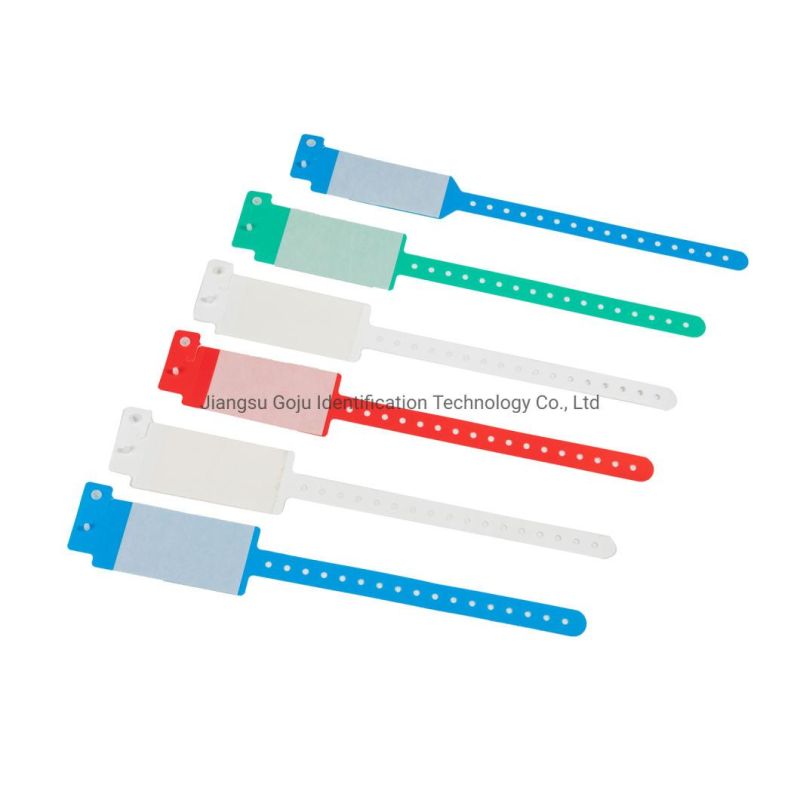 Disposable Plastic Hospital Medical Shield Barcode Wristband for Adult