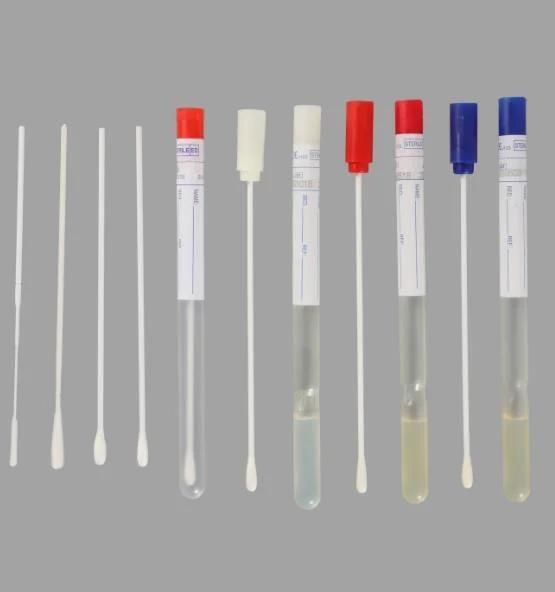 Disposable Sterile Medical Transport Swab with Medium