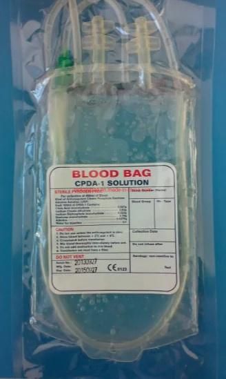 Disposable Medical Double Blood Bag (350ml)