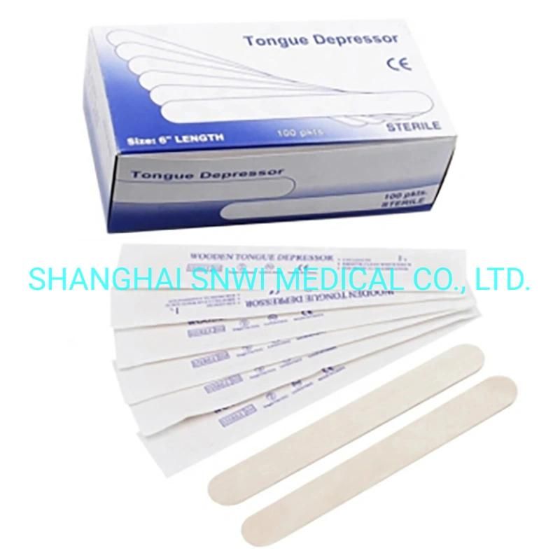 Medical Disposable Wood Waxing Hair Removal Wax Spatulas Wooden Tongue Depressor