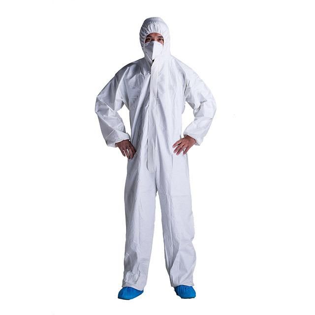 Type 5/6 PP/SMS/Microporous/Tape Sealed Coveralls