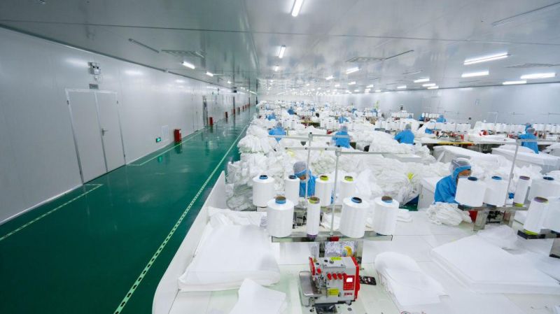 Medical Gowns Level 3 Non Woven Surgical Gown Disposable Isolation Clothing Hospital for Sale