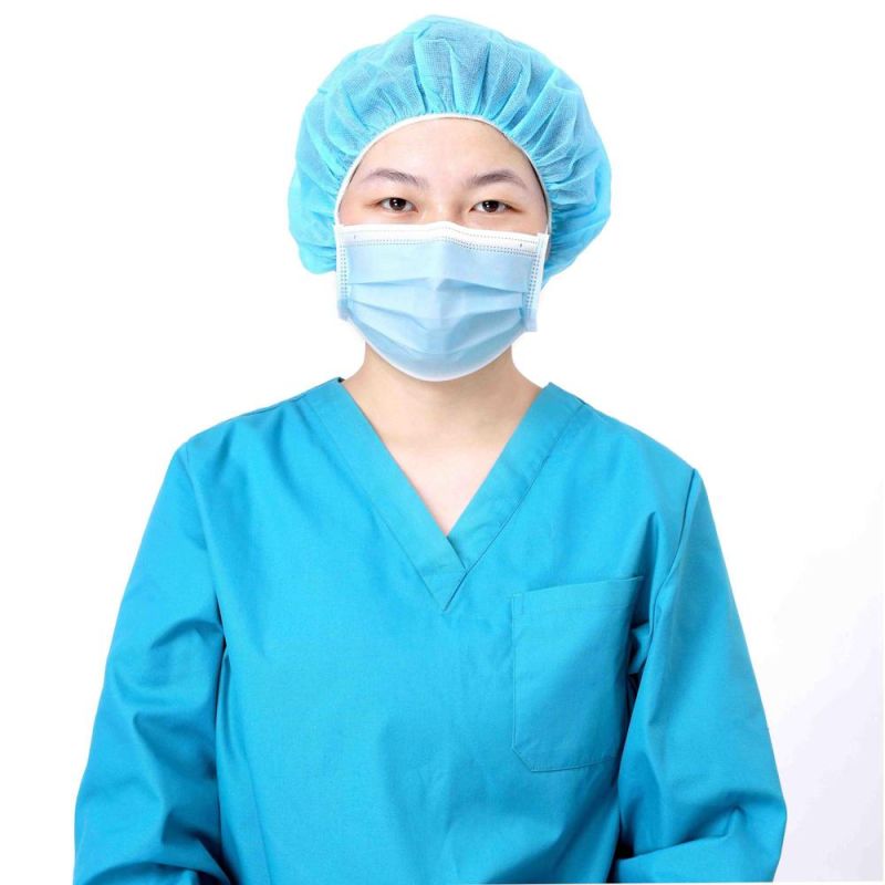 Surgical/Medical/Dental/Nursing/Scrub/Space/Mob/Mop/Work/Snood/SMS Nonwoven Disposable PP Cap for Doctor/Surgeon/Nurse/Worker(Bouffant/Round/Pleated/Strip/Clip)