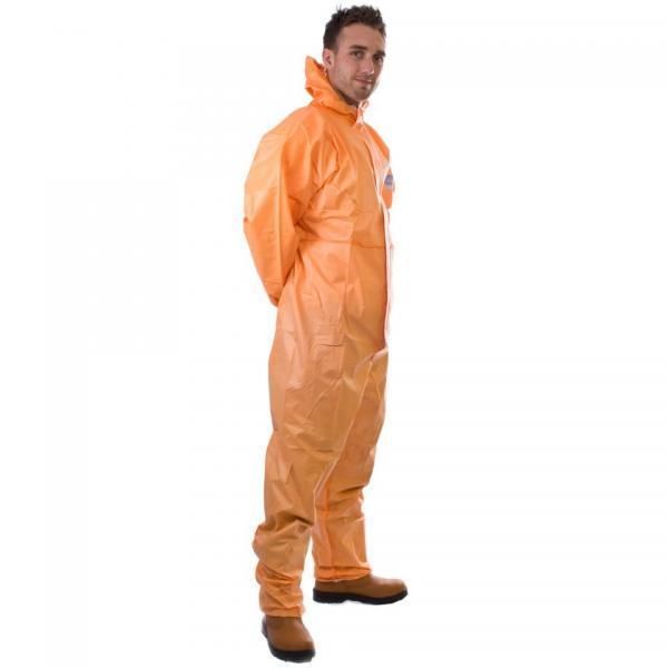 Disposable Elastic Wrist, Ankle & Hood White Coverall Suit Size S-XXXL