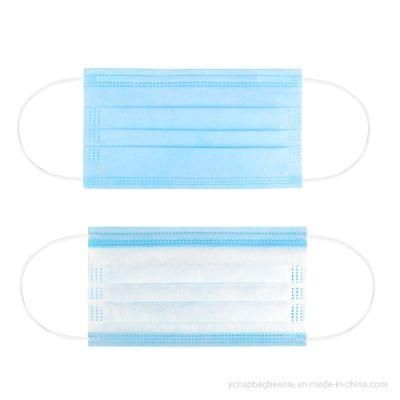 Surgical Face Mask, Disposable, 3-Ply, Non-Woven, with Ear Loop