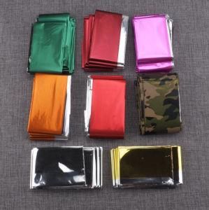 4in1 Pack Mylar Emergency Blankets in Green