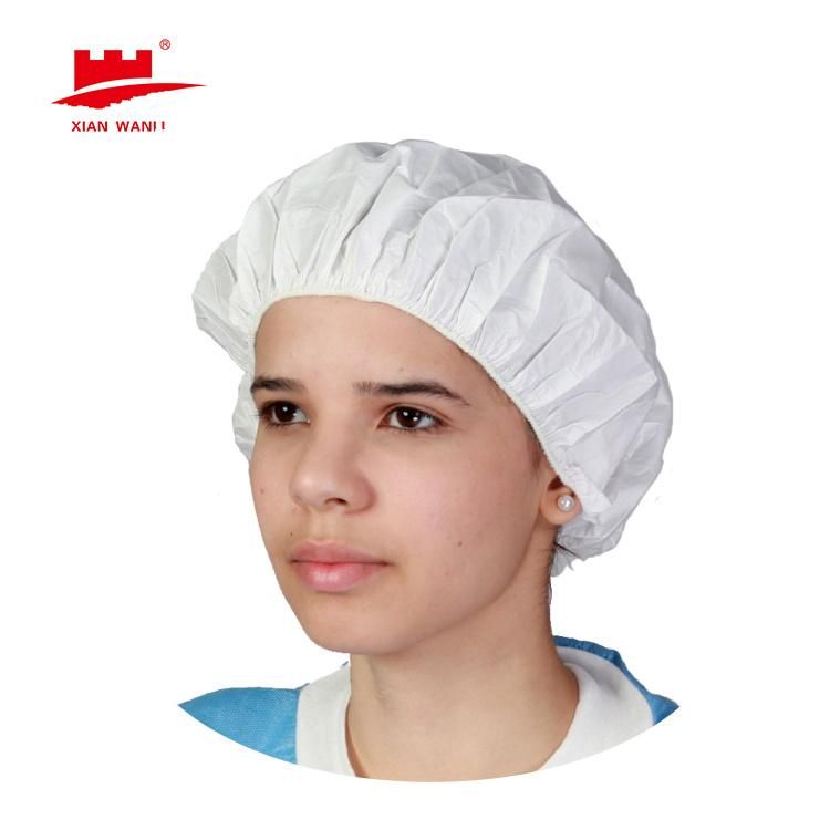 Disposable Plastic Strip/Clip/Bouffant/Mop/Nonwoven/PP Cap Shower/Bathing/Hotel Cap Round Cap Head Hair Cap/Nurse/Doctor Cap/Medical/Surgical Cap