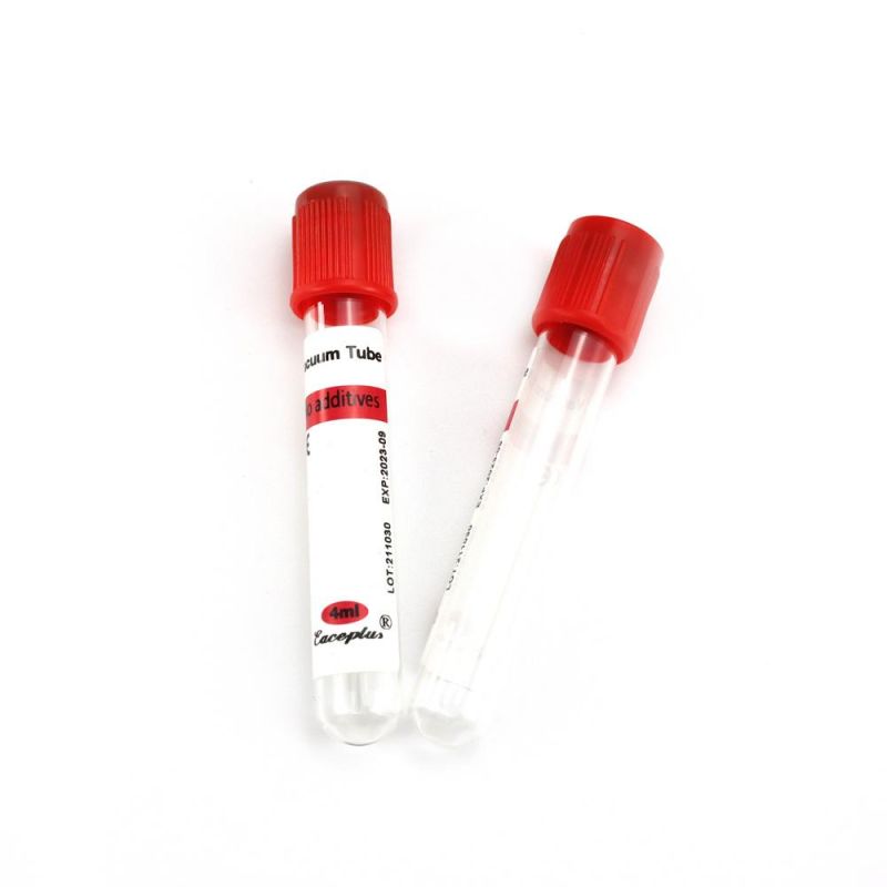 Siny 2-10ml Glass Red Cap Sample Vacuum Blood Collection Tubes