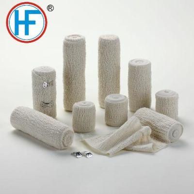 Mdr CE Approved Disposable Natural Color Hemostasis Elastic Crepe Bandage