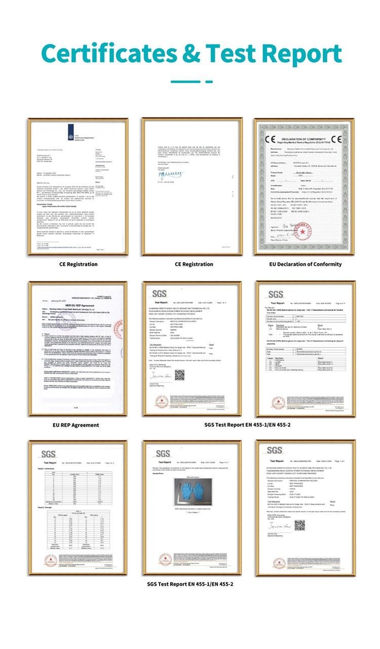 CE Approval High Quality Wholesale Nitrile Materials Disposable Gloves