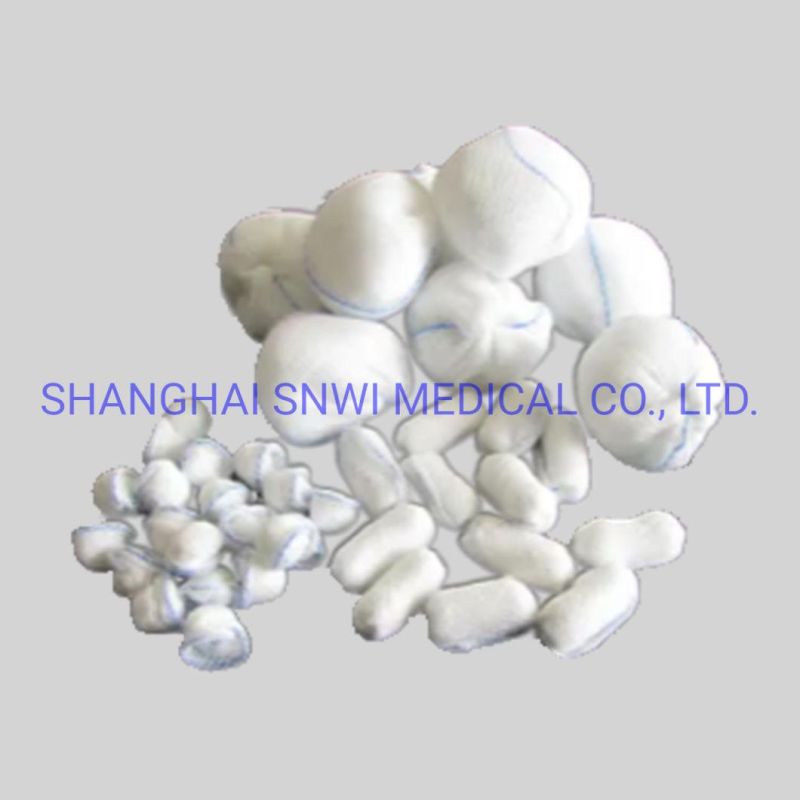 100% Bleached Cotton Dental Gauze Ball