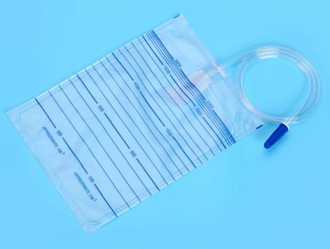 Medical Urine Drainage Bag with Valve Both Economic Luxury Style Available