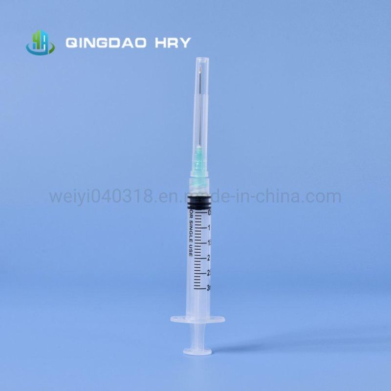 Disposable Medical Instruments Medical Supply Sterile Syringe Luer Lock/Slip with or Without Needles