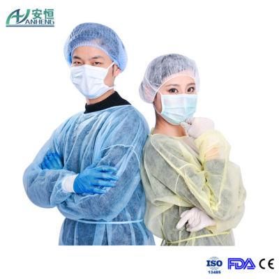 2016 New Material Spunbond Polypropylene Isolation Gown