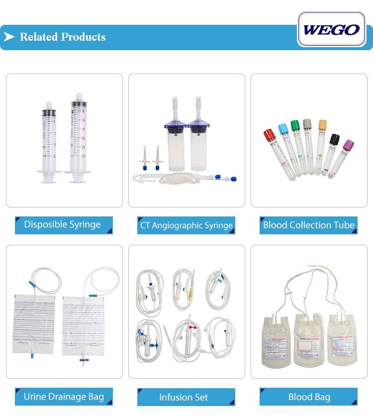 Wego Medical Safety Needle Injection Types of Hypodermic Needle