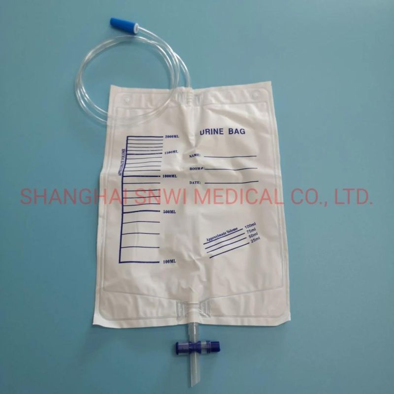 Disposable Sterile Luxury Urine Drainage Bag 2000ml with CE ISO Certificate