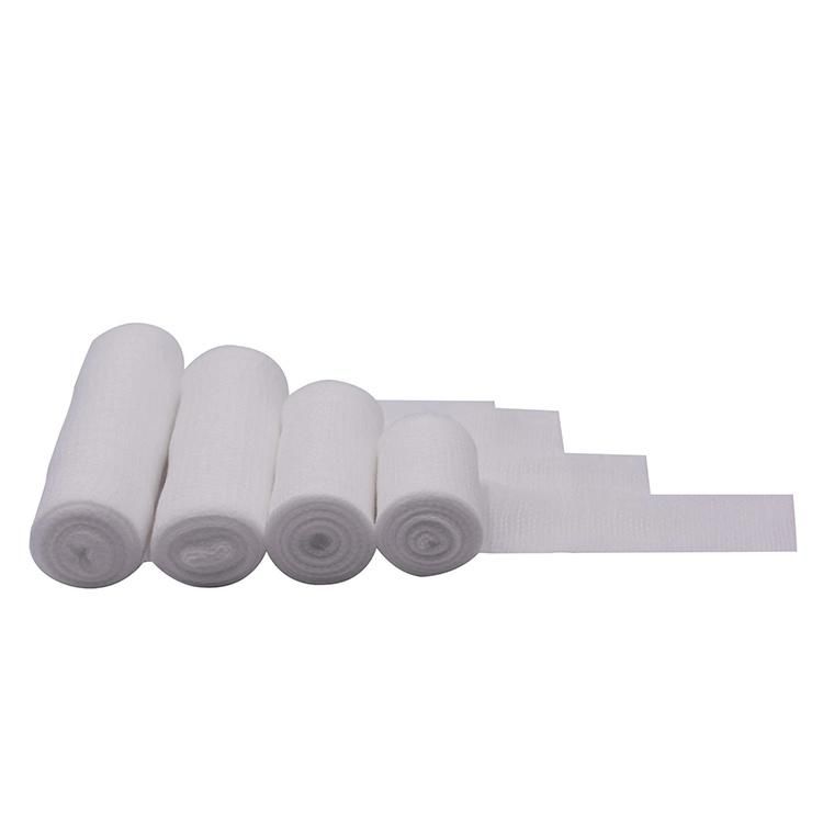 Disposable Medical Hospital Supplies Natural Absorbent PBT Bandage