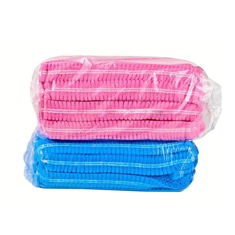 18"19"21" Disposable Nonwoven PP Polypropylene Linearity Hat Bouffant Cap Single Elastic Straps