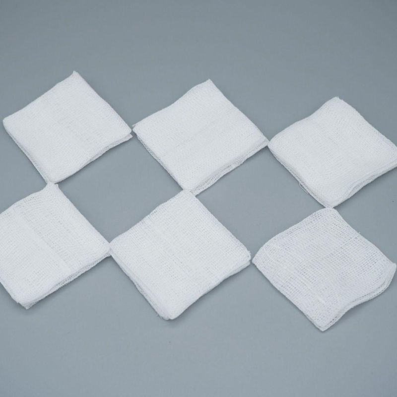 Sterile Gauze Swab Certified Medical Wound Care White Absorbent 4 X 4 Gauze Gauze Pad