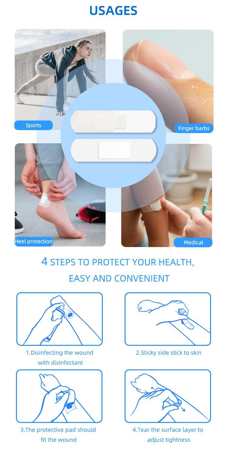 New Arrival Medical Waterproof Adhesive Medical Bandage and Band Aid