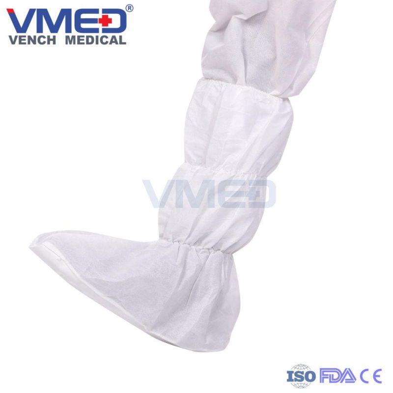 Disposable Nonwoven Water-Proof Boot Cover with Elastic