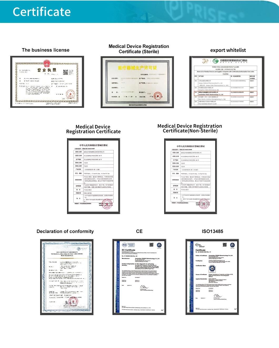 Medical Diagnostic Dengue Test Ns1 Test for Dengue Kit