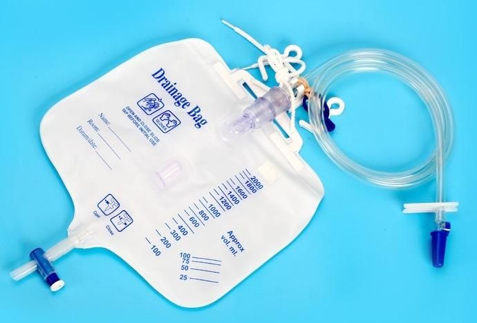 Factory Price Medical Urine Drainage Bag with Valve Luxury Style with CE Certificate