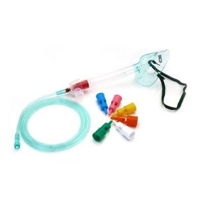 Different Sizes of Oxygen Nasal Venturi Mask with Oxygen Mask Tube