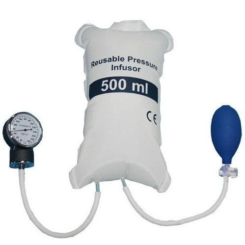 Blood and Fluid Quick Infusion Pressure Single Blood Collection Bag with Pressure Display 500ml