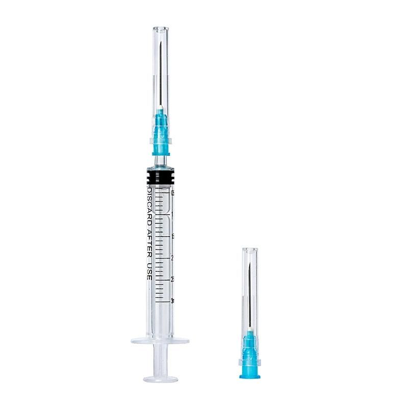 Direct Factory 1 Ml Cc Disposable Medical Plastic Luer Lock Syringe