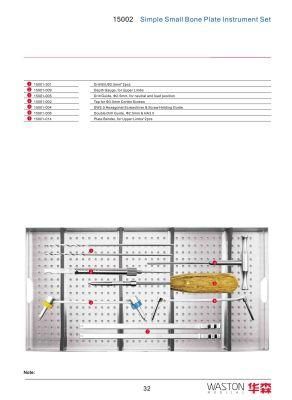 Simple Small Bone Plate Instrument Set