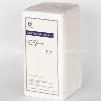 100% Cotton Non-Sterile Gauze Swab 10 X 10cm