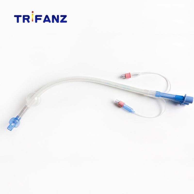 Silicone Double Lumen Endotracheal Tube with Cuff Endobronchial Tube