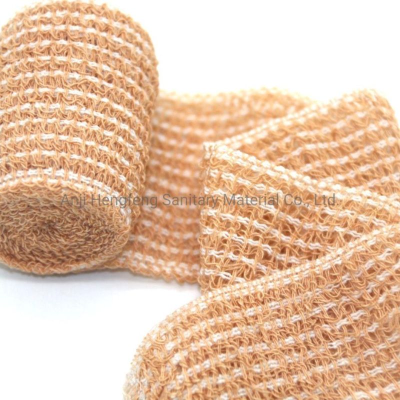 Disposable Cotton Crepe Bandages High Elastic Bandage with Clips