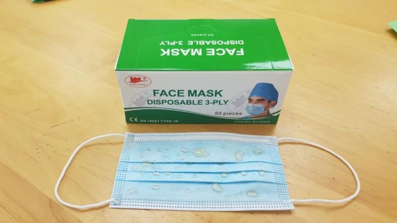 Disposable Protective Face Mask with Eyeshield / Face Mask with Shield Against Splash, Anti-Fog and Eye-Protective