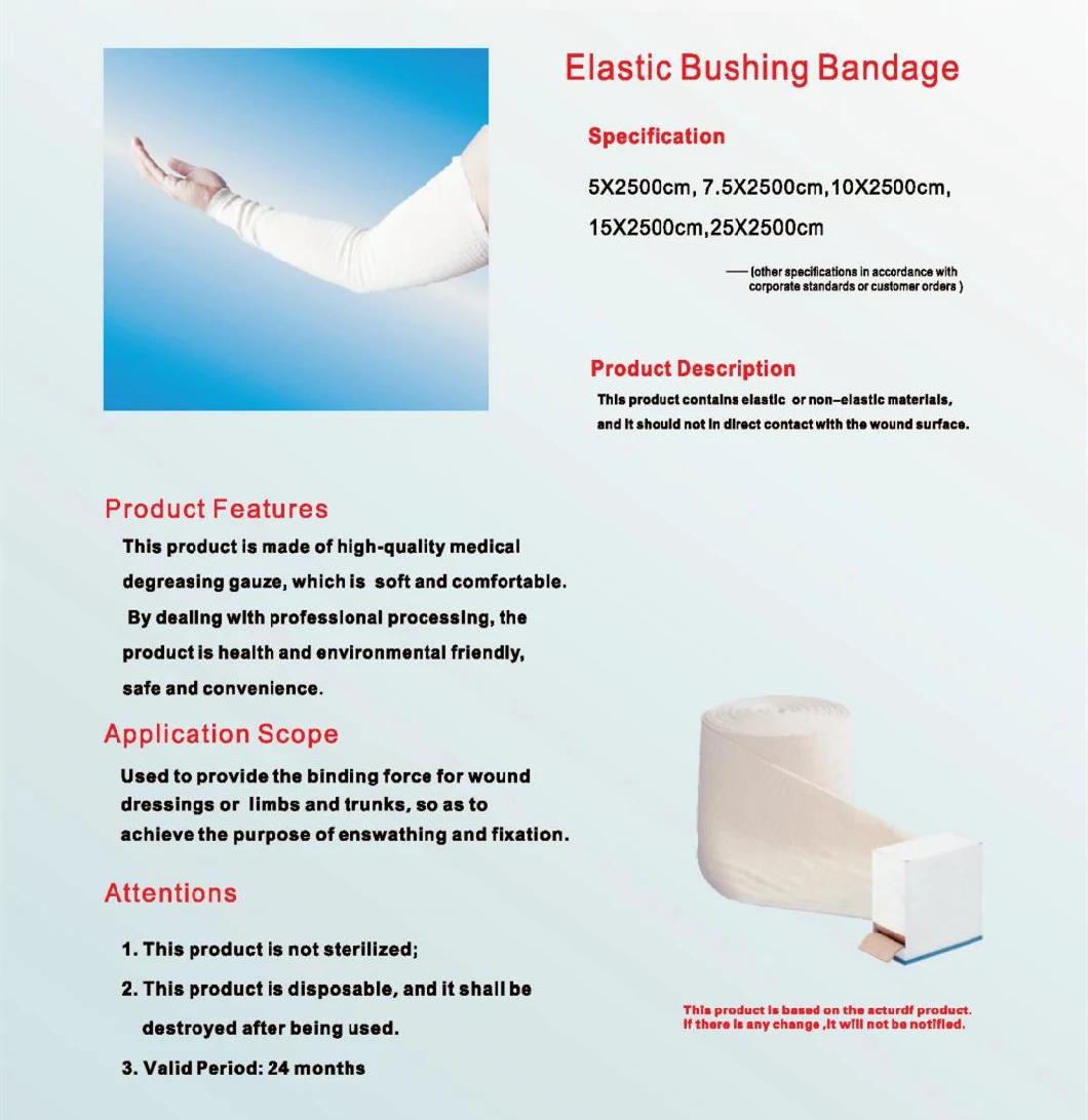 Hot Selling Best Quality Disposable Medical Hospital Gauze High Elastic Bushing Bandage