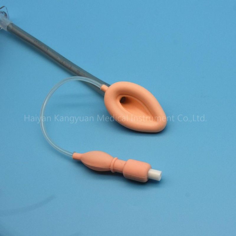 Anti Crushing Anesthesia Wire Reinforced Laryngeal Mask Airway Silicone