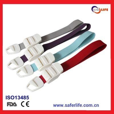 Wholesale OEM Quick Release Logo Label Printing Adult Elastic Tourniquet Buckle Type Tournique Latex Medical Tourniquet