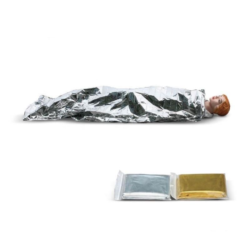 Factory ISO13485 Approved Rescue Survival Insulation Survial Tent Emergency Foil Blanket in China