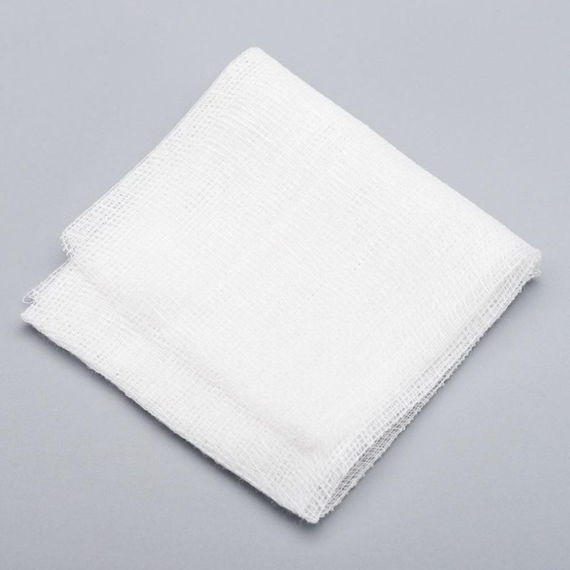 Medical Sterile Gauze Swab Block Degreased Gauze Piece Gauze Pad Wound Cleaning Gursing Dressing Piece