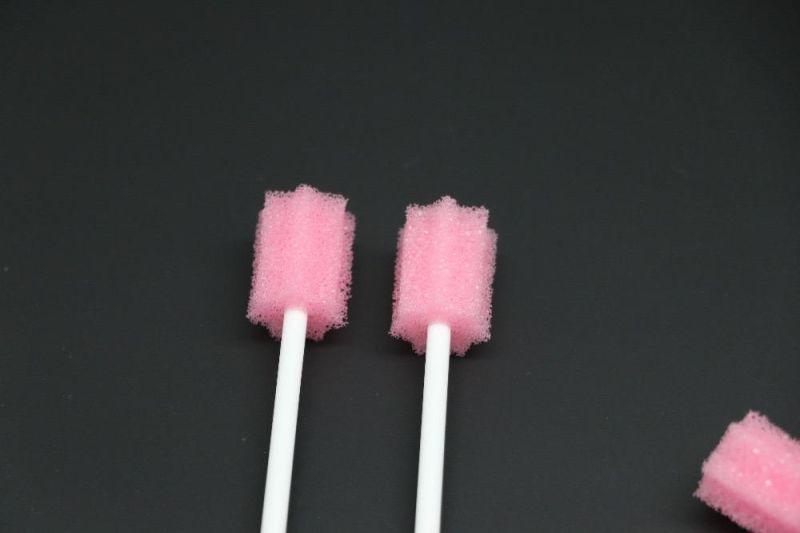 Medical Use Disposable Disinfection Oral Sponge Stick Swab Toothbrush