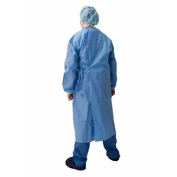 Protective Surgical SMS Disposable Waterproof Isolation Gowns En14126 Non Woven