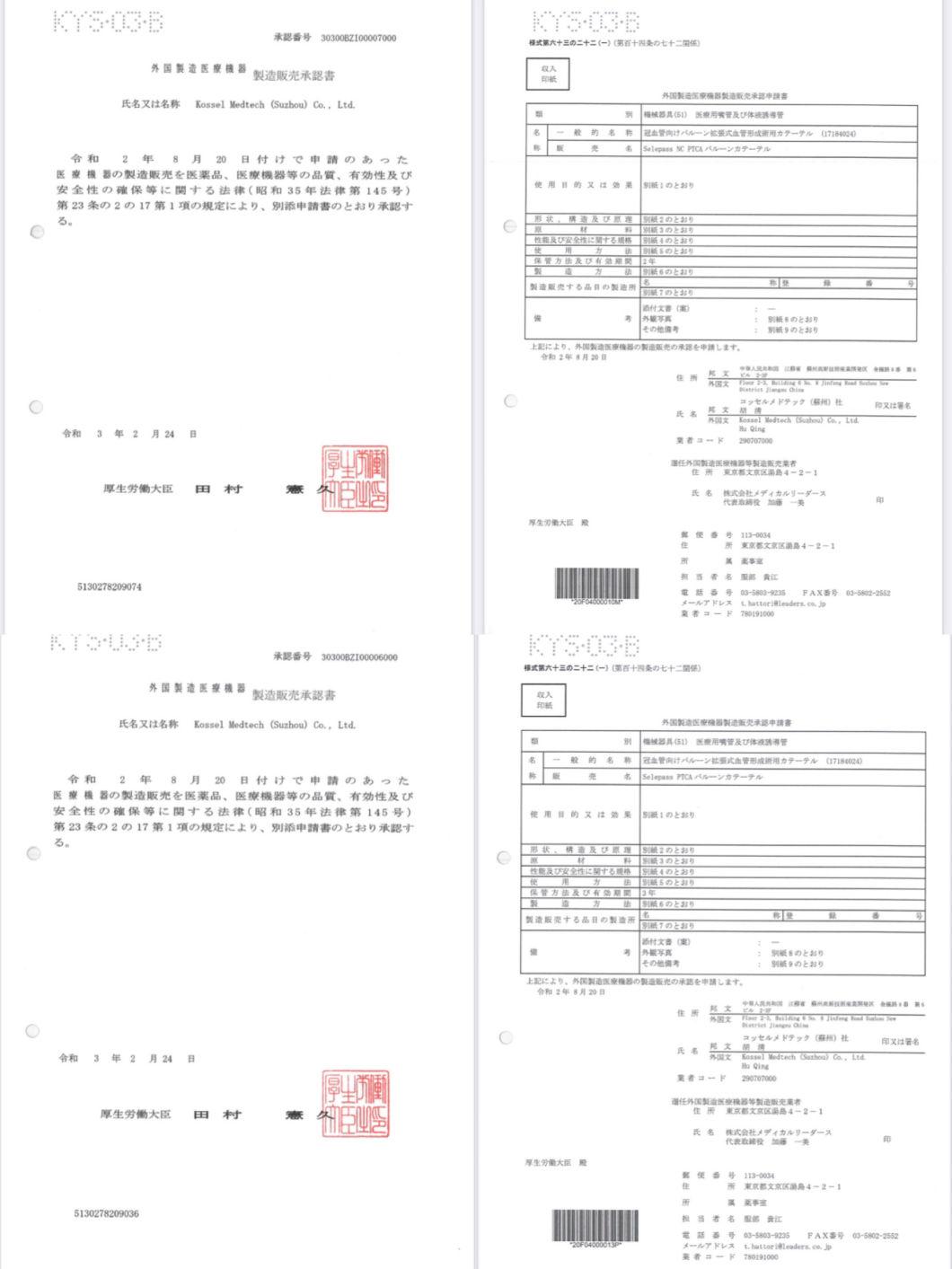 High Quality Sc Ptca Balloon Dilatation Catheter Medical Device with CE/ISO Certificate