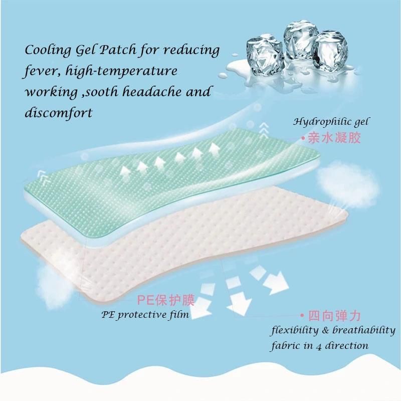 Disposable Baby Gel Fever Cooling Patch/Cooling Gel Sheet