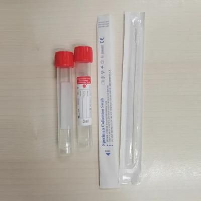 Disposable Virus Specimen Collection Tube Transport Medium Vtm Sampling Tube Kit with Swab