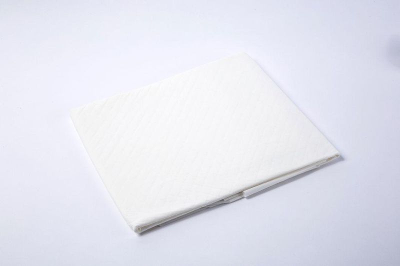 OEM&ODM Hospital Nursing Waterproof Underpad Include Sap Incontinence Products Under Pad for Seniors PE Backsheet Fluff Adult Bed Pad