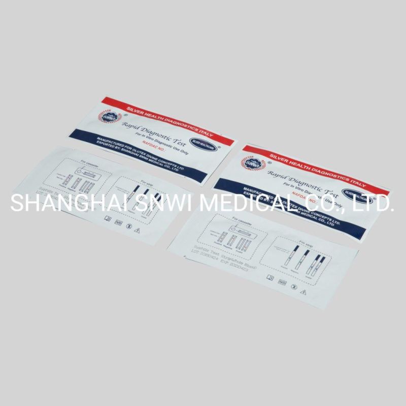 Medical Diagnosis One Step High Accuracy HCV Rapid Test Kit (Cassette/Strips) with CE/Whitelist