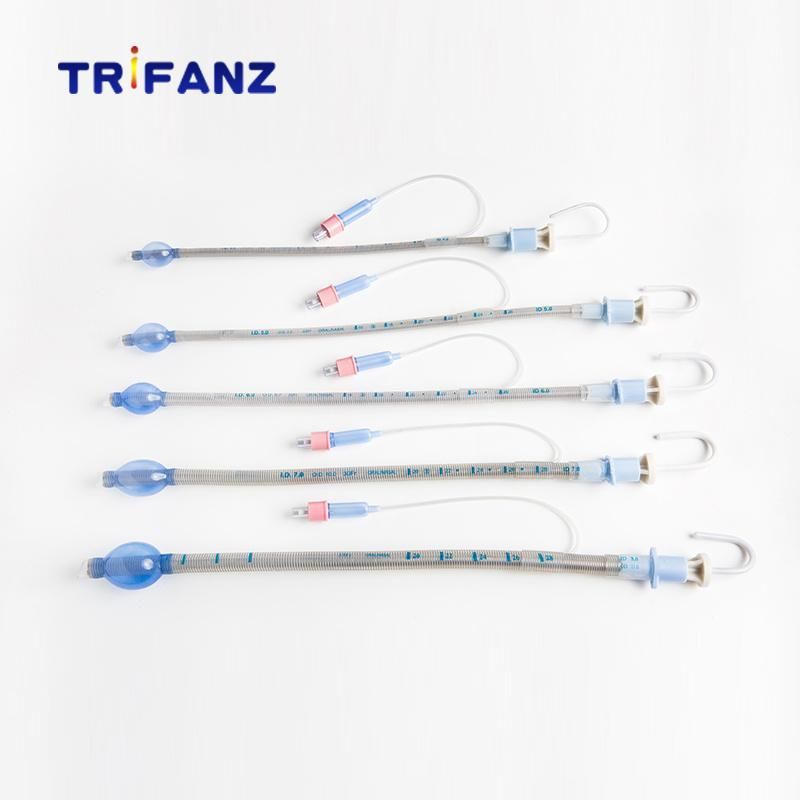 Medical Grade Material Silicone Reinforced Endotracheal Tube