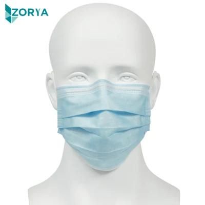 PPE Pricelist Can Be Provided Made in China Disposable 3 Ply Non-Woven Fabric Anti-Splash/Virus Surgical Respirator