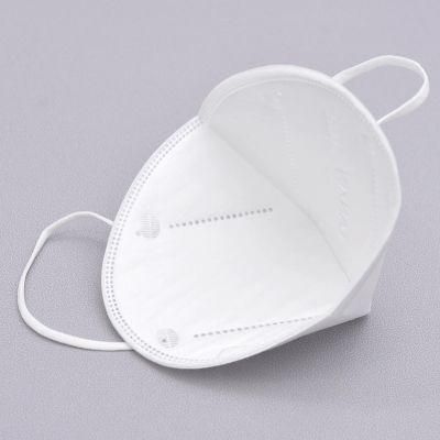 Warehouse in Europe FFP2 Respirator CE Folded Shape Earloop FFP2 KN95 Skin Care Mask